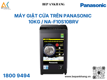Máy giặt cửa trên Panasonic 10kg / NA-F10S10BRV